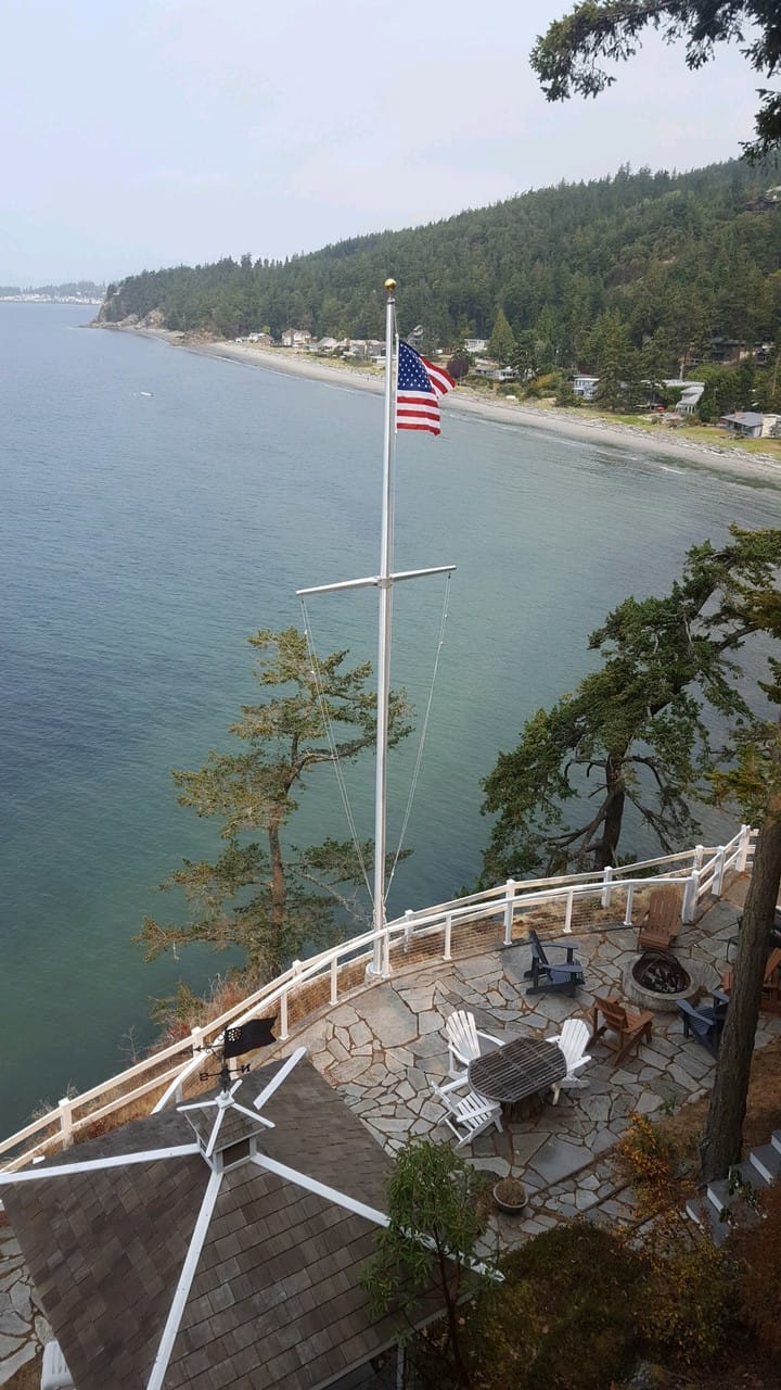 25' Foot Tapered Aluminum Nautical Flagpole