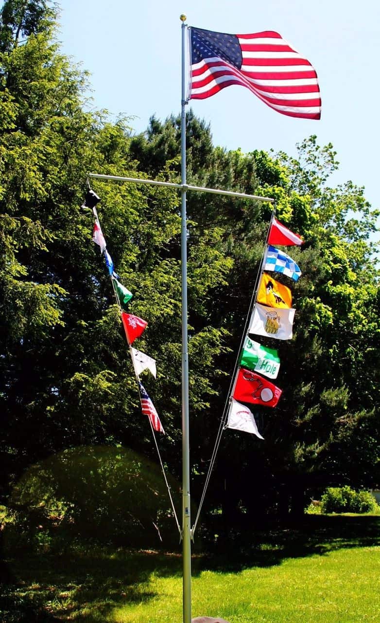 25' Superior 1 Nautical Telescoping Flagpole - Telepole